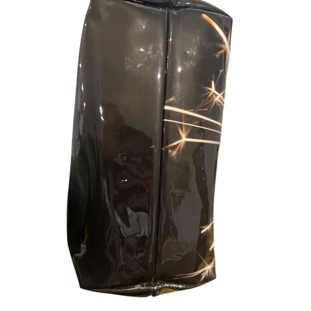 Kate Spade New York LET SPARKS FLY Sparkle Tote BagPatent Leather Sparkler Print